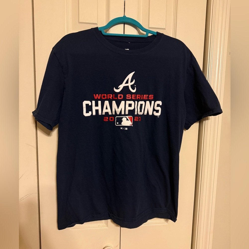 Fanatics Atlanta Braves World Series Champions T-shirt. Size Large.